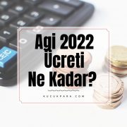 Agi 2022 Ücreti Ne Kadar? Agi Ödemesi Kaldırıldı Mı?