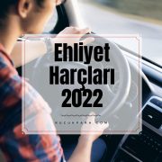 ehliyet harclari 2022,trafik harclari 2022