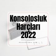 Konsolosluk Harçları 2022 Yılında Ne Kadar Oldu?