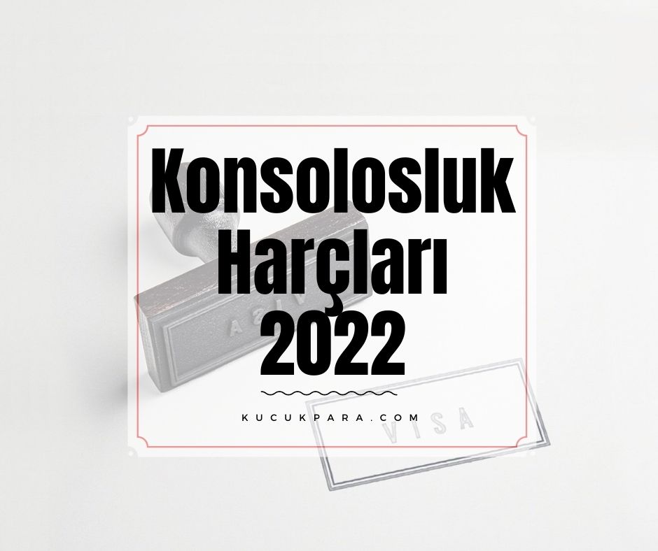 Konsolosluk Harçları 2022 Yılında Ne Kadar Oldu?